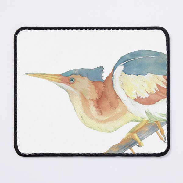 Item preview, Least bittern watercolor bird portrait v2 designed and sold by L'Atelier Oranjade.