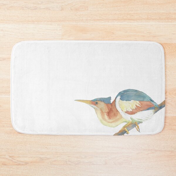 Item preview, Least bittern watercolor bird portrait v2 designed and sold by L'Atelier Oranjade.