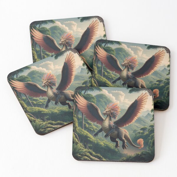 Item preview, A mythical Titan Bird flying through a dense forest. designed and sold by Titan33.
