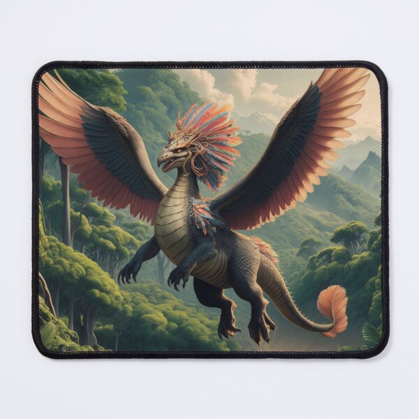 Item preview, A mythical Titan Bird flying through a dense forest. designed and sold by Titan33.
