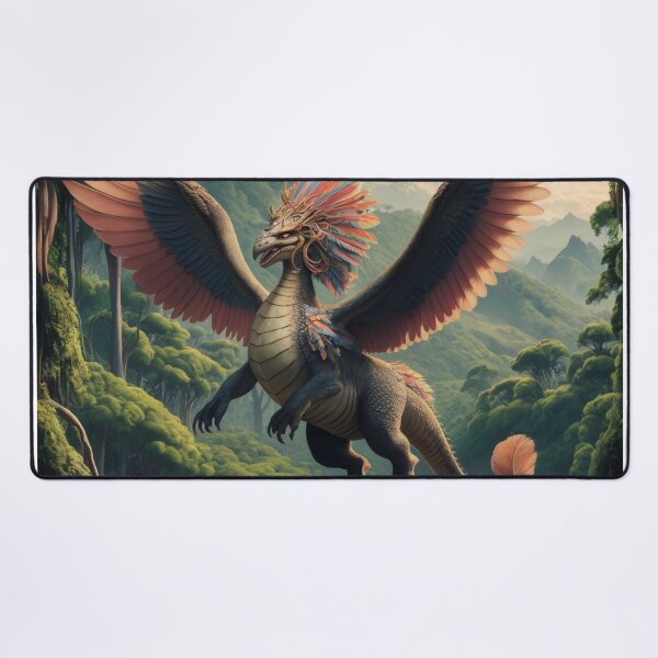 Item preview, A mythical Titan Bird flying through a dense forest. designed and sold by Titan33.