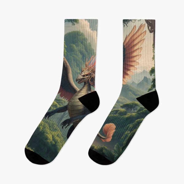 Item preview, A mythical Titan Bird flying through a dense forest. designed and sold by Titan33.