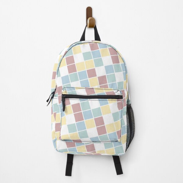 Item preview, White Multicolor Square Blocks Print Seamless Cube Design designed and sold by Alchemy-A-La-G.