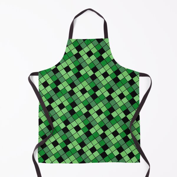 Item preview, Green Multicolor Square Blocks Print Seamless Cube Design designed and sold by Alchemy-A-La-G.