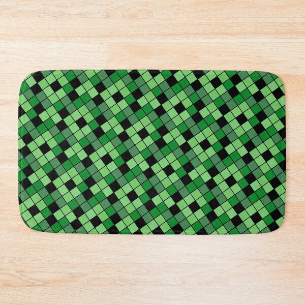 Item preview, Green Multicolor Square Blocks Print Seamless Cube Design designed and sold by Alchemy-A-La-G.