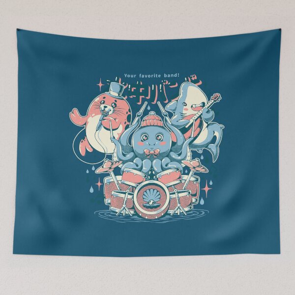 Item preview, The Ocean Boys - Cute Geek Sea Animals Music Gift designed and sold by EduEly.