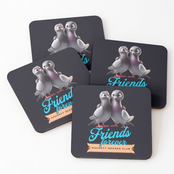Item preview, Friends forever. Two friendly pigeons designed and sold by I-love-music.
