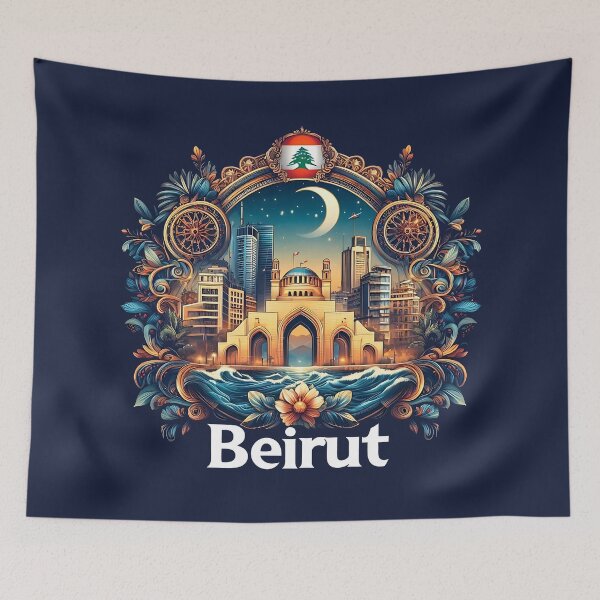 Item preview, BEIRUT THE CAPITAL OF LEBANON ARTWORK designed and sold by digitalartlb.