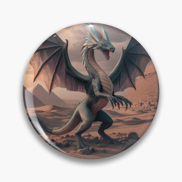 Item preview, Mythology in Egypt of dragon Akhekh with a long, serpentine body supported by its two legs designed and sold by Titan33.