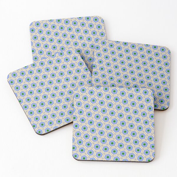 Item preview, Multicolor Hexagon Web Seamless Satellite Antenna Print Pattern designed and sold by Alchemy-A-La-G.