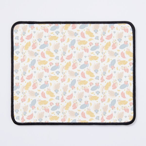 Item preview, "Whimsical Fluff: Airy Feather Seamless Pattern" designed and sold by hjian8219.