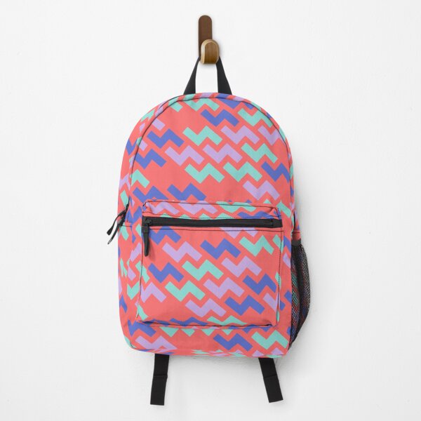 Item preview, Multicolor Jagged Line Seamless Lightning Bolt Print Pattern designed and sold by Alchemy-A-La-G.