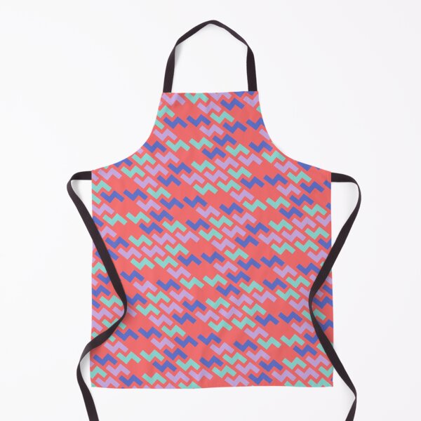 Item preview, Multicolor Jagged Line Seamless Lightning Bolt Print Pattern designed and sold by Alchemy-A-La-G.