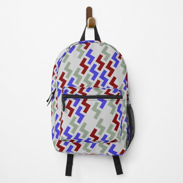 Item preview, Multicolor Jagged Line Seamless Lightning Bolt Print Pattern designed and sold by Alchemy-A-La-G.