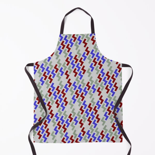 Item preview, Multicolor Jagged Line Seamless Lightning Bolt Print Pattern designed and sold by Alchemy-A-La-G.