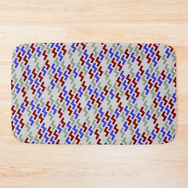 Item preview, Multicolor Jagged Line Seamless Lightning Bolt Print Pattern designed and sold by Alchemy-A-La-G.