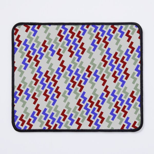 Item preview, Multicolor Jagged Line Seamless Lightning Bolt Print Pattern designed and sold by Alchemy-A-La-G.