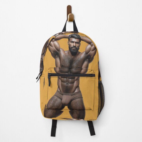 Item preview, Handsome dark-skinned man, very muscular and hairy designed and sold by Jevaz.