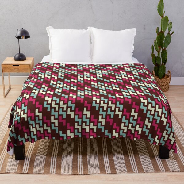 Item preview, Multicolor Jagged Line Seamless Lightning Bolt Print Pattern designed and sold by Alchemy-A-La-G.