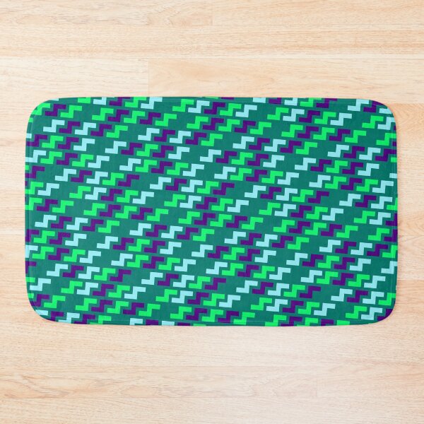 Item preview, Multicolor Jagged Line Seamless Lightning Bolt Print Pattern designed and sold by Alchemy-A-La-G.