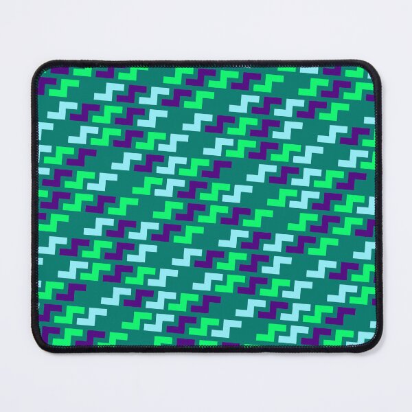 Item preview, Multicolor Jagged Line Seamless Lightning Bolt Print Pattern designed and sold by Alchemy-A-La-G.