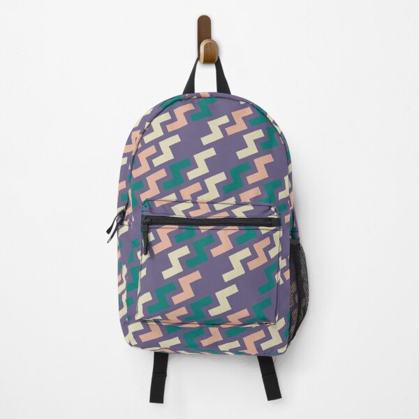 Item preview, Multicolor Jagged Line Seamless Lightning Bolt Print Pattern designed and sold by Alchemy-A-La-G.