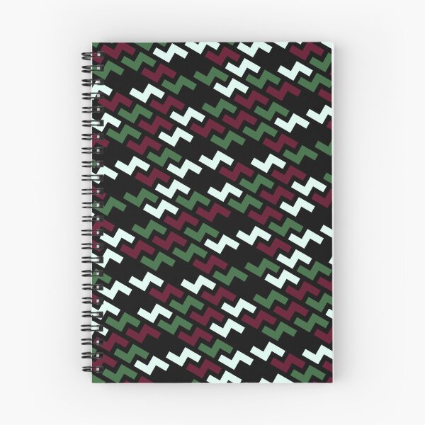 Item preview, Multicolor Jagged Line Seamless Lightning Bolt Print Pattern designed and sold by Alchemy-A-La-G.