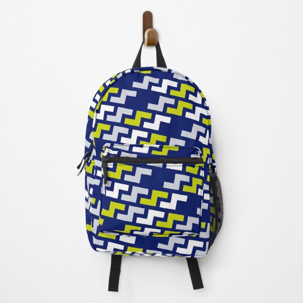Item preview, Multicolor Jagged Line Seamless Lightning Bolt Print Pattern designed and sold by Alchemy-A-La-G.
