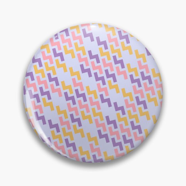 Item preview, Multicolor Jagged Line Seamless Lightning Bolt Print Pattern designed and sold by Alchemy-A-La-G.