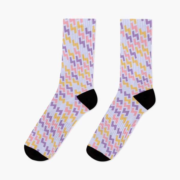 Item preview, Multicolor Jagged Line Seamless Lightning Bolt Print Pattern designed and sold by Alchemy-A-La-G.