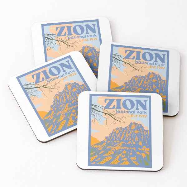 Item preview, Zion National State Park Mountain T-shirt designed and sold by ThinkNature!.