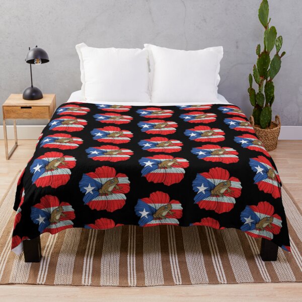 Item preview, Puerto Rico Hibiscus Flower Coqui Frog designed and sold by Liomal.