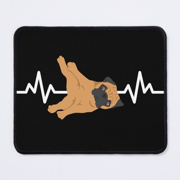Item preview, Pug Heartbeat designed and sold by TheAnimalZ00.