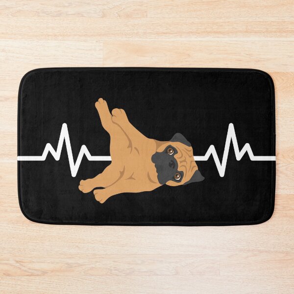 Item preview, Pug Heartbeat designed and sold by TheAnimalZ00.
