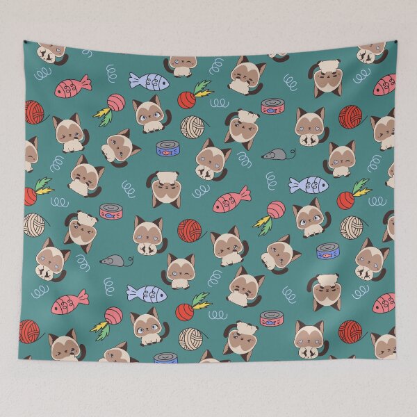 Item preview, Siamese Cat Pattern designed and sold by WildlifeInc.