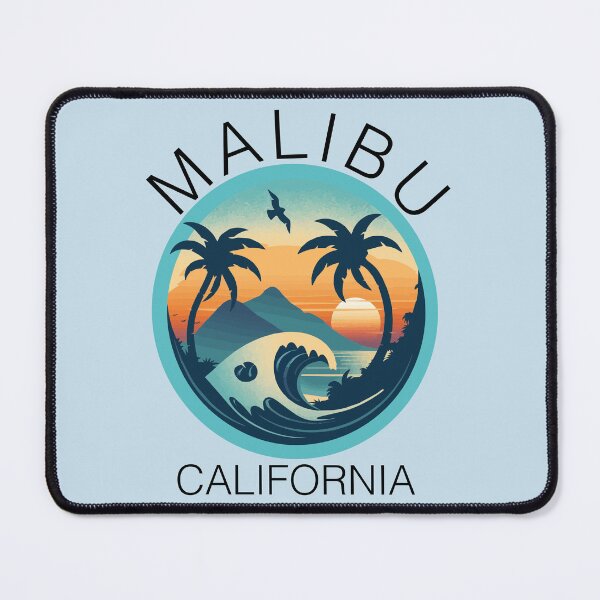 Item preview, Malibu - California (with Black Lettering) designed and sold by VelvetRoom.