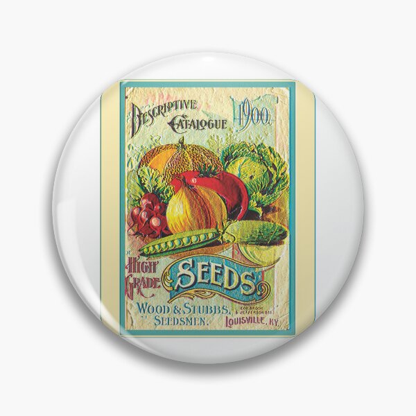 Item preview, Vintage 1900 Seeds Catalog Cover Embossed Look designed and sold by TerScott.