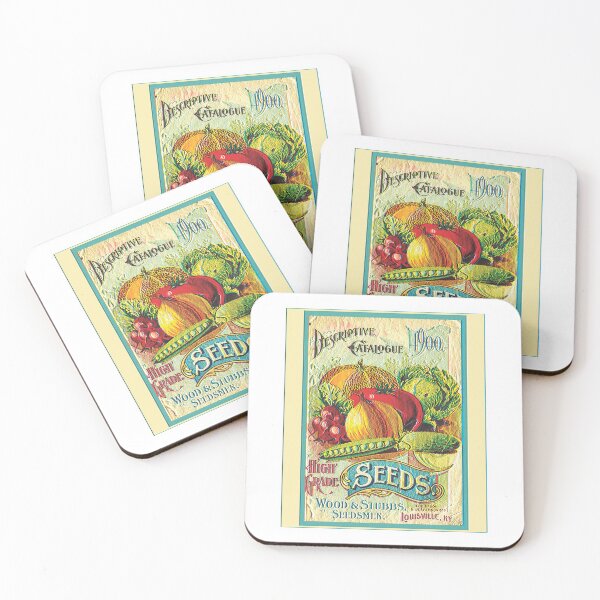 Item preview, Vintage 1900 Seeds Catalog Cover Embossed Look designed and sold by TerScott.