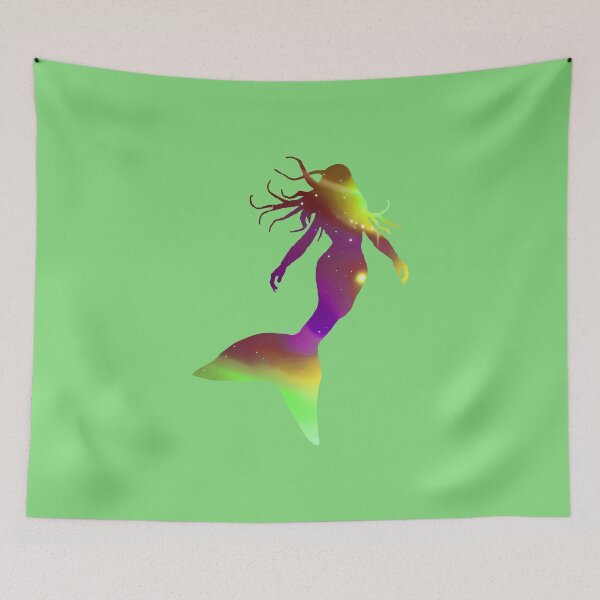 Item preview, Colorful Celestial Mermaid Cool Mermaid Vibes 3 of 4 designed and sold by Beachy.
