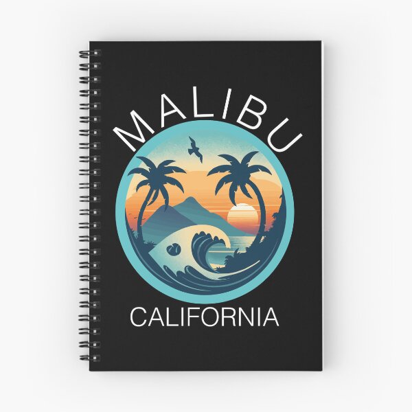Item preview, Malibu - California (with White Lettering) designed and sold by VelvetRoom.