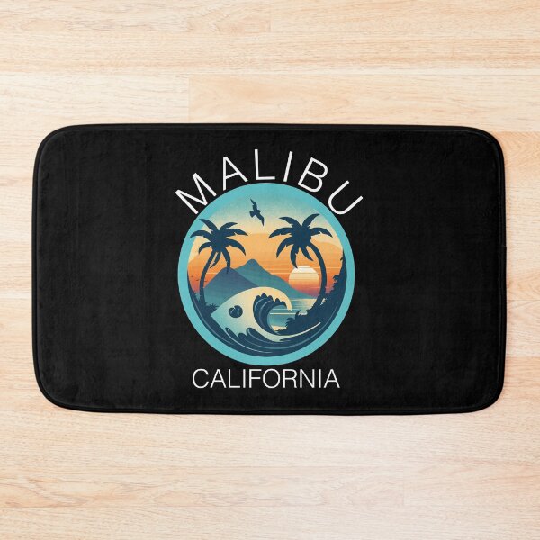 Item preview, Malibu - California (with White Lettering) designed and sold by VelvetRoom.