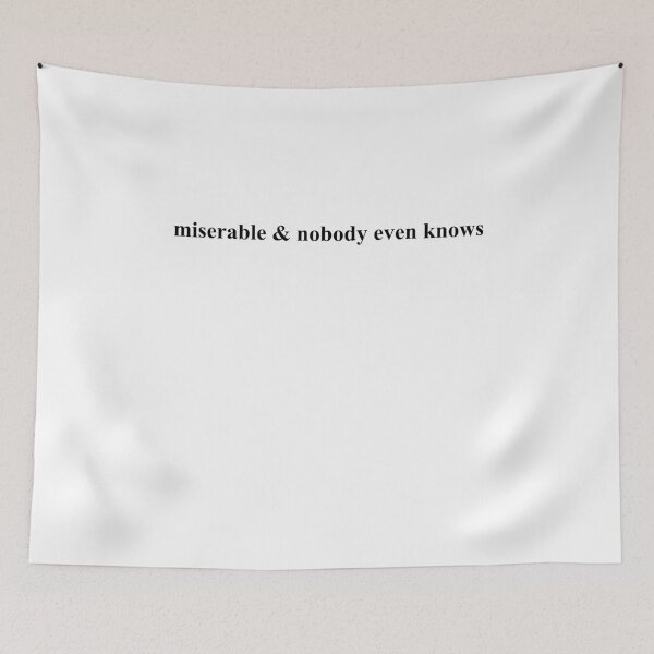 Item preview, miserable and nobody even knows - i can do it with a broken heart, ttpd typewriter taylor swift lyric  designed and sold by jessicaleah15.