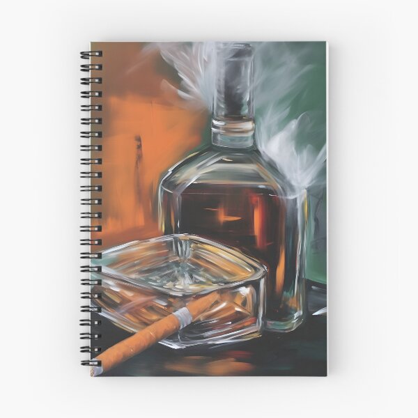 Artikelvorschau, Opulentes Whiskey-Paradies – Ruhige Zigarre und Tumbler inmitten luxuriöser Grünanlagen, KI-generiert entworfen und verkauft von OlfactoART Studio.