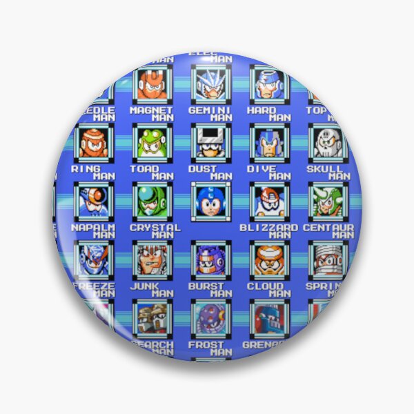 Item preview, Mega Man Bosses designed and sold by HPSauce66.