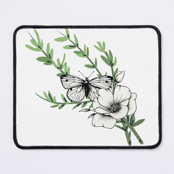 Item preview, Butterfly on Flower with Vines designed and sold by becca6125.