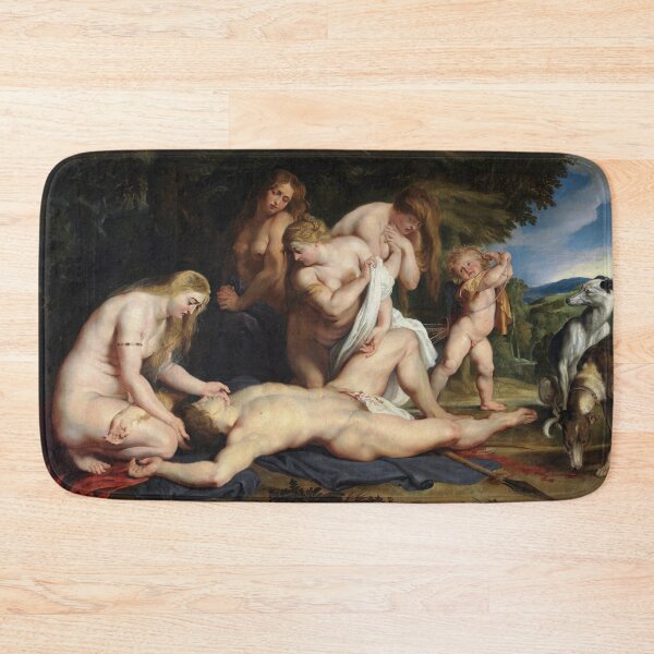 Item preview, The Death of Adonis  With Venus, Cupid, and The Three Graces  Peter Paul Rubens designed and sold by TeeARTHY.