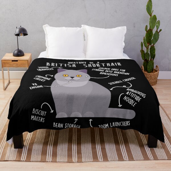 Item preview, British Shorthair Cat Anatomy designed and sold by Clara Hollins.