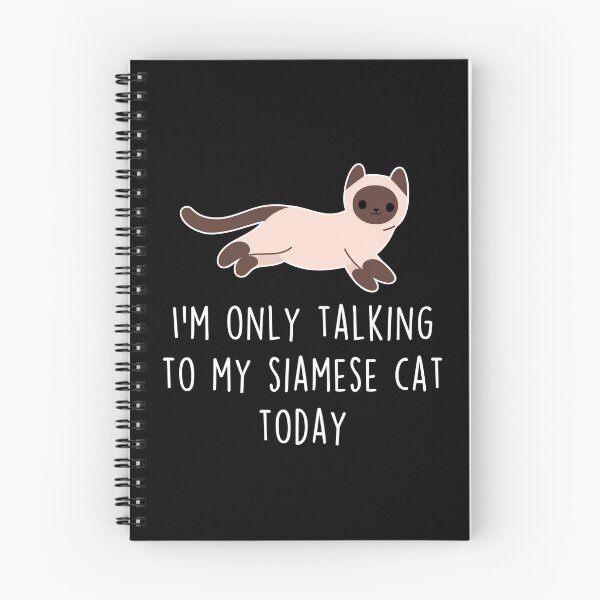 Item preview, Talking To My Siamese Cat designed and sold by Clara Hollins.