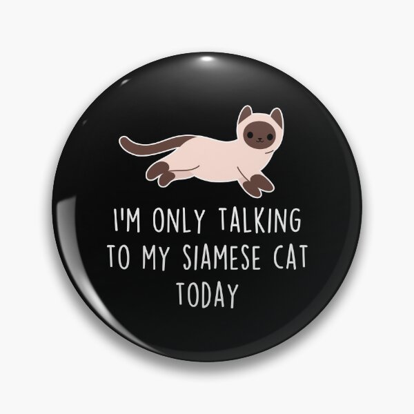 Item preview, Talking To My Siamese Cat designed and sold by Clara Hollins.
