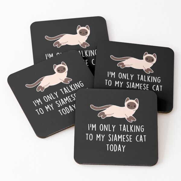 Item preview, Talking To My Siamese Cat designed and sold by Clara Hollins.